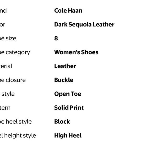 Cole Haan Women’s Sandals - Picture 14 of 14